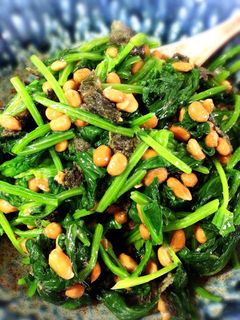 納豆ほうれん草-レシピのメイン写真
