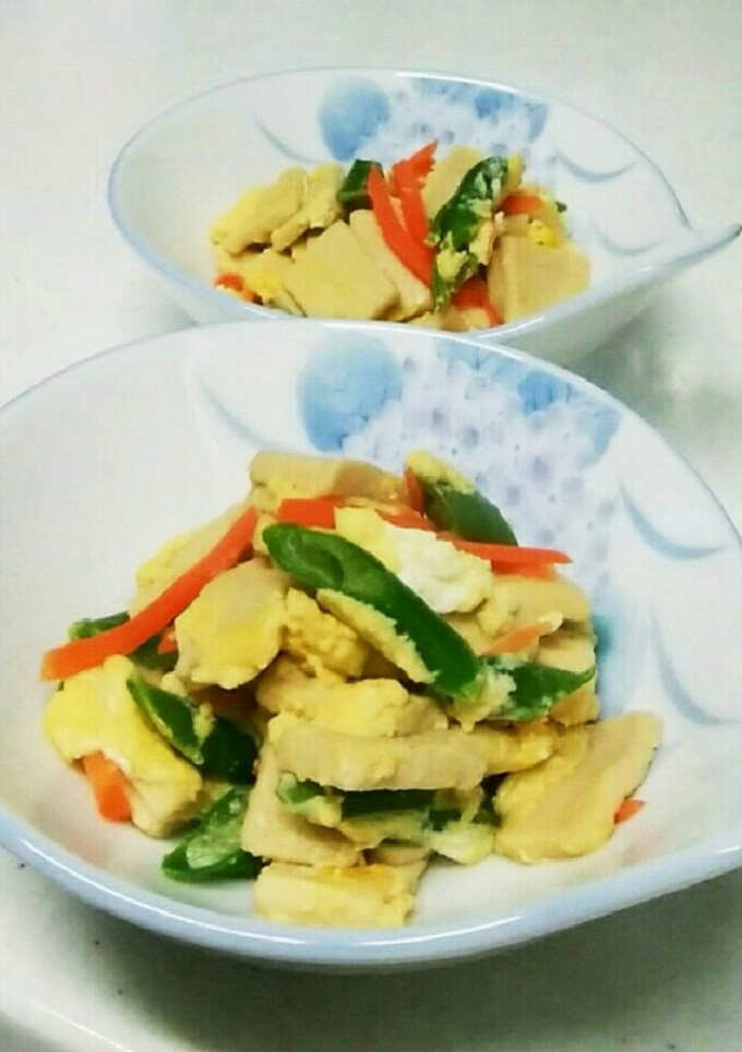 簡単♡高野豆腐の卵とじ-レシピのメイン写真