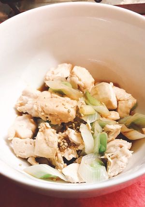 高タンパク低カロリー　鶏ささみと長ネギ-レシピのメイン写真