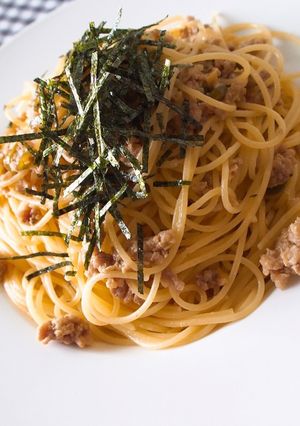 作り置き青唐辛子の肉味噌と青唐パスタ！-レシピのメイン写真