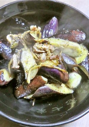 生七味とうがらしで、長茄子のごま油炒め-レシピのメイン写真