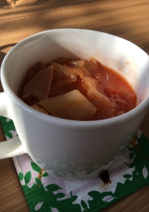 野菜たっぷりトマトスープ-レシピのメイン写真