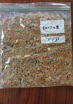 ミートソース〜オムレツの具は冷凍しとこ-レシピのメイン写真