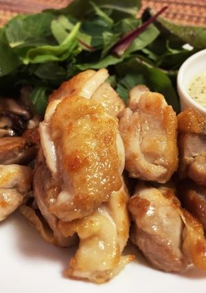 鶏肉のハニーマスタード添え-レシピのメイン写真