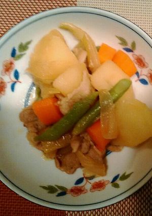 【基本】豚肉の肉じゃが-レシピのメイン写真