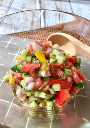 味噌で作るイスラエルサラダ-レシピのメイン写真