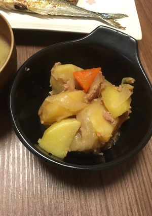 時短!豚ひき肉で☆簡単肉じゃが-レシピのメイン写真