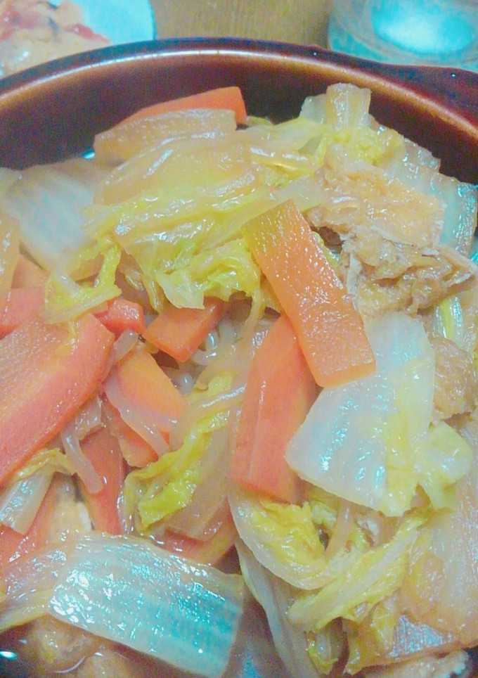後一品にすき焼き風炒め煮！丼でもどうぞ-レシピのメイン写真