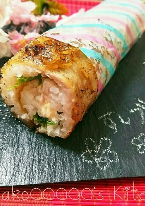 簡単がっつり♪肉巻き寿司/寿司ブリトー-レシピのメイン写真