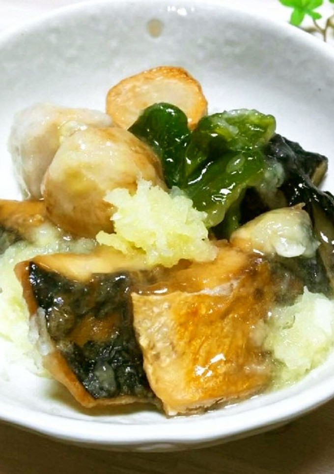 ◆揚げサバと野菜のみぞれ煮♪-レシピのメイン写真
