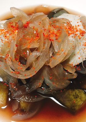 豆腐となすのヘルシーぽん酢煮-レシピのメイン写真