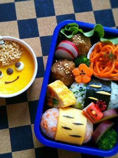 鬼のパンツ柄おにぎりで節分弁当♡-レシピのメイン写真