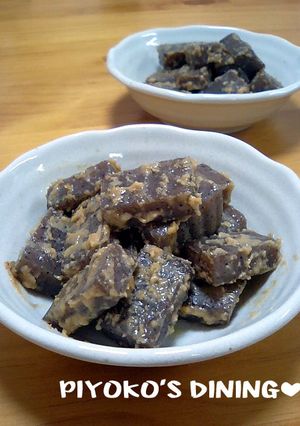ご飯が進むぅ～❤味噌バターこんにゃく-レシピのメイン写真