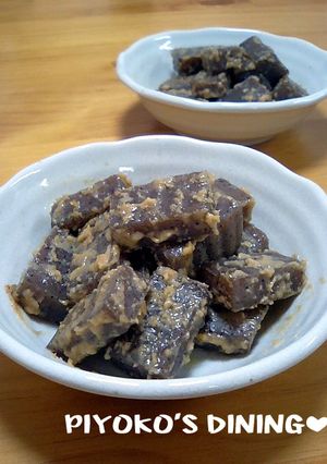 ご飯が進むぅ～❤味噌バターこんにゃく-レシピのメイン写真