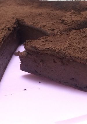 混ぜて焼くだけチョコチーズケーキ-レシピのメイン写真