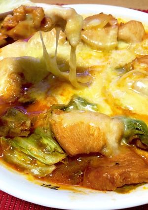 簡単すぎる!鶏胸肉でチーズタッカルビ-レシピのメイン写真