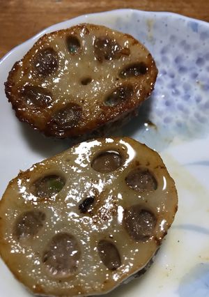 蓮根のはさみ焼き-レシピのメイン写真