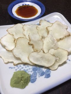 農家の食卓〜キクイモのお刺身〜-レシピのメイン写真
