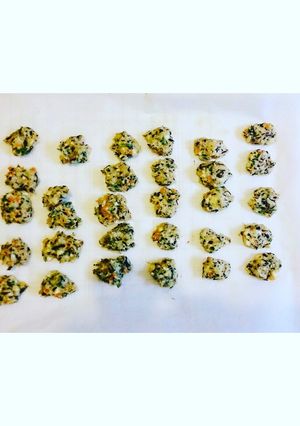 離乳食後期【豆腐とお野菜のハンバーグ】-レシピのメイン写真