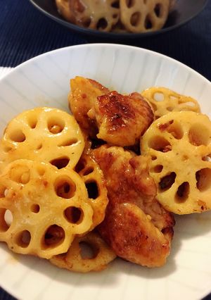 れんこんと鶏肉の甘酢炒め-レシピのメイン写真