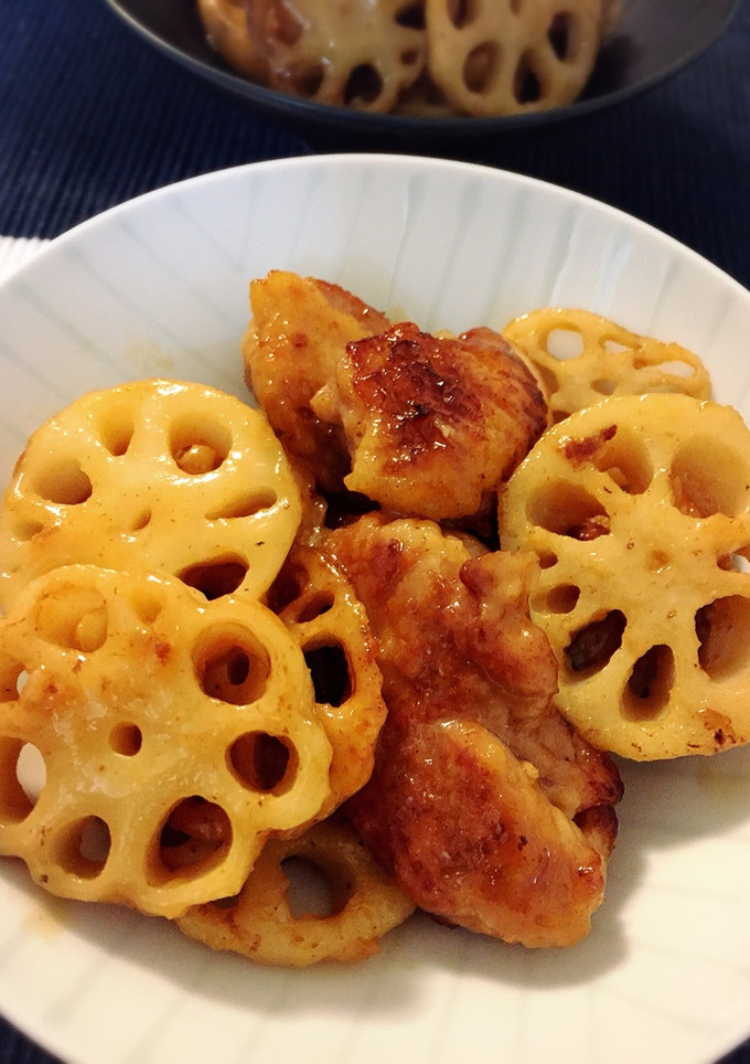 れんこんと鶏肉の甘酢炒め-レシピのメイン写真