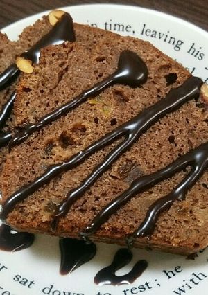 【チョコ風味】ブランデーケーキアレンジ-レシピのメイン写真