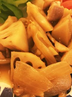 鶏肉と蓮根のガーリック照り煮-レシピのメイン写真
