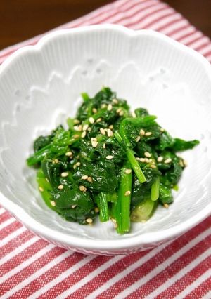 レンジで簡単！ほうれん草ナムル-レシピのメイン写真