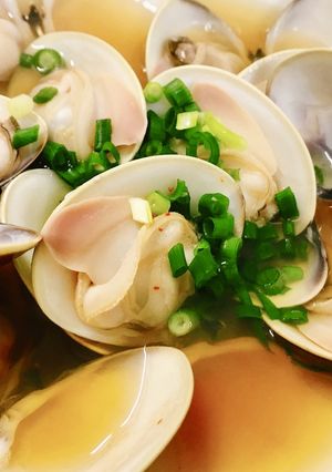 ⭐️ 旨味たっぷりのハマグリの酒蒸し!-レシピのメイン写真