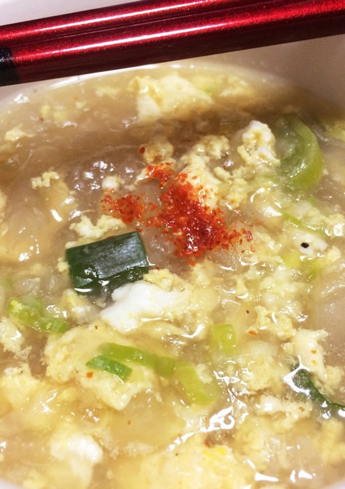 大根とネギと卵のスープ-レシピのメイン写真