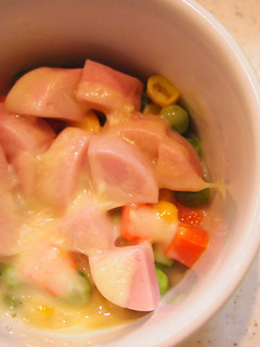 ソーセージと野菜のチーズ和え-レシピのメイン写真