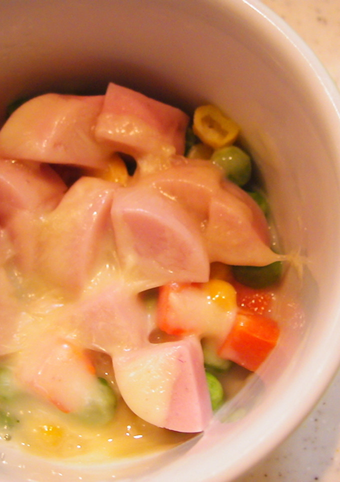 ソーセージと野菜のチーズ和え-レシピのメイン写真