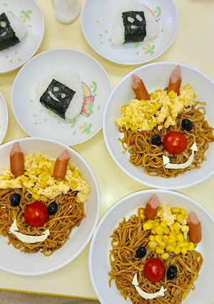 節分 鬼の焼きそば-レシピのメイン写真