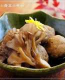 ５分で美味しい！鰯つみれと舞茸の炊いたん