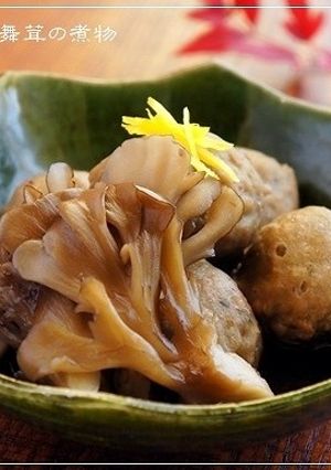 ５分で美味しい！鰯つみれと舞茸の炊いたん-レシピのメイン写真