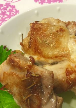 ふっくらプリプリ♪ひとり分の鶏肉ソテー。-レシピのメイン写真