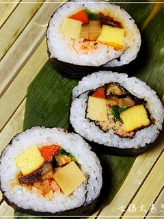 我が家の恵方巻① 気合い注入!七福太巻き-レシピのメイン写真