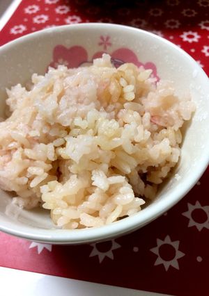 桜エビと長芋の炊き込みご飯-レシピのメイン写真