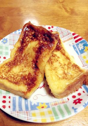 簡単！キャラメリゼなフレンチトースト-レシピのメイン写真