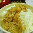 すき焼きのたれで電子レンジで三分でなめ茸