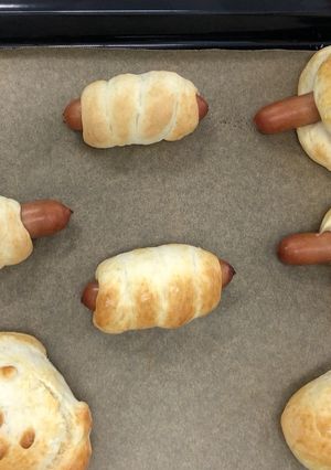 【親子ｸｯｷﾝｸﾞ】簡単HMでキャラパン-レシピのメイン写真