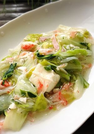 体ぽかぽか・白菜と豆腐のあんかけ煮-レシピのメイン写真