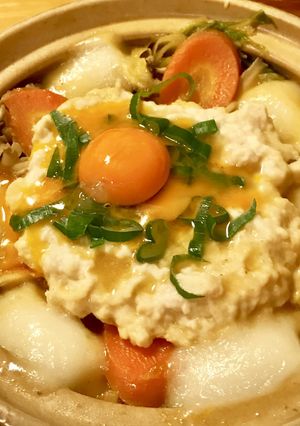 のせ鍋☆鶏のつくねをたっぷりのせた野菜鍋-レシピのメイン写真