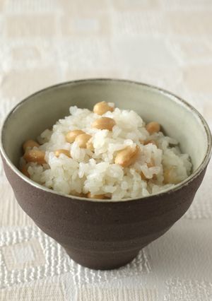ひと工夫でタンパク質たっぷり!大豆ご飯-レシピのメイン写真