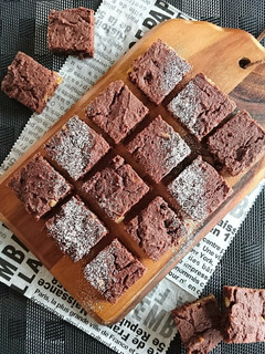 簡単ヘルシー☆米粉と豆腐のココアケーキ。-レシピのメイン写真