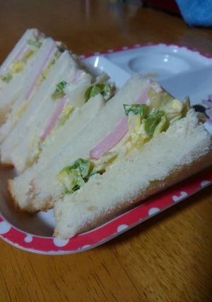 朝食のサンドイッチ-レシピのメイン写真