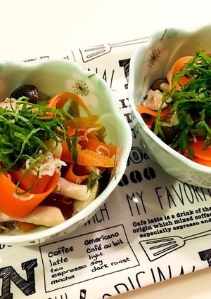 人参とちりめんじゃこの さっと煮♪-レシピのメイン写真