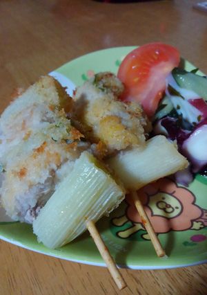 葱と豚肉の串カツ｡-レシピのメイン写真