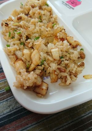 ずぼら母の離乳食後期〜完了納豆チャーハン-レシピのメイン写真