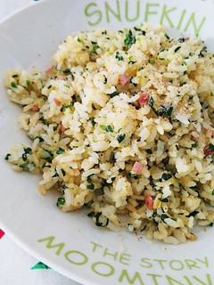 幼児食にも☆ほうれん草のぱらぱら炒飯-レシピのメイン写真